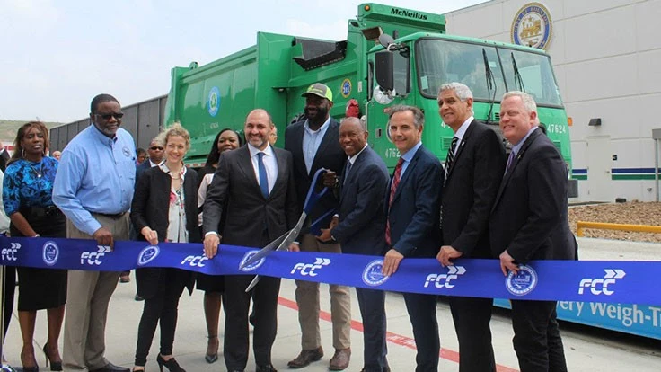 FCC hosts a ribbon-cutting ceremony opening its Houston MRF. 