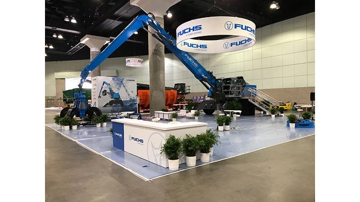 Fuchs stand at ISRI2019.