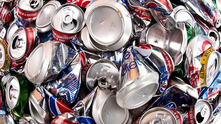 The Aluminum Association reports that average recycled content for an aluminum can produced in the United States rose from 70 to 73 percent, compared with 23 percent for glass and 3 percent for plastic.