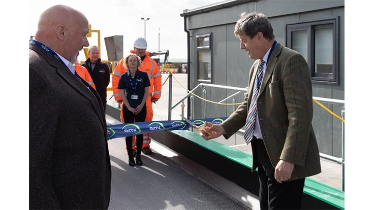 Jersey’s newest metal recycling facility EMR Jersey opens in La Collette Recycling Park.