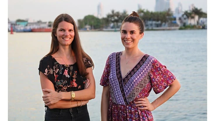 Bénédicte Faure and Caitlin Oliver, co-founders of LUP Colombia.