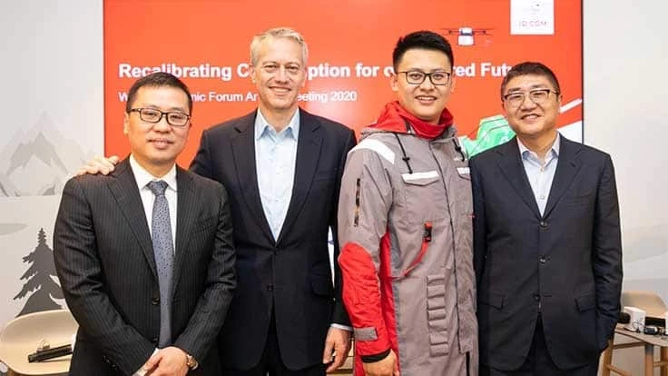 Coca-Cola and JD.com personnel at World Economic Forum 2020