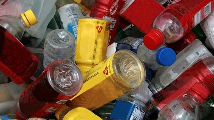 plastic bottles