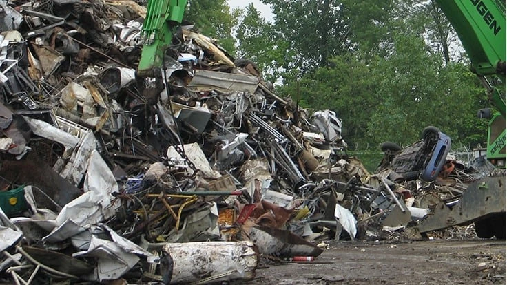 ferrous scrap yard