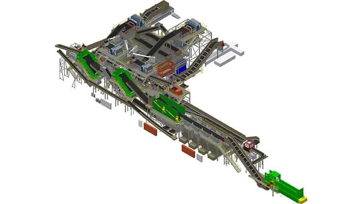 Rendering provided by Bulk Handling Systems