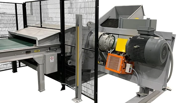 Amos dual-shaft shredder 