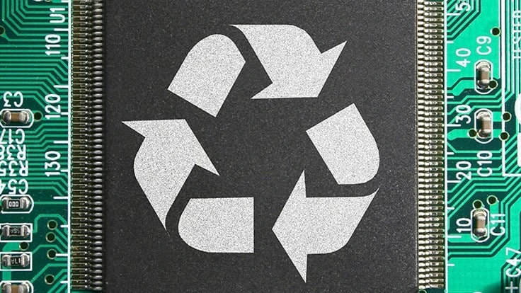 printed circuit board recycling symbol