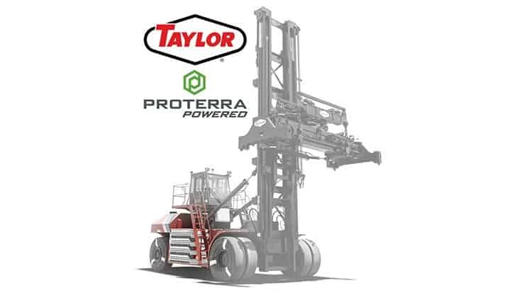 taylor proterra powered container handler