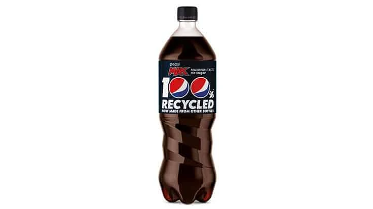 pepsi max 100 percent rpet bottle