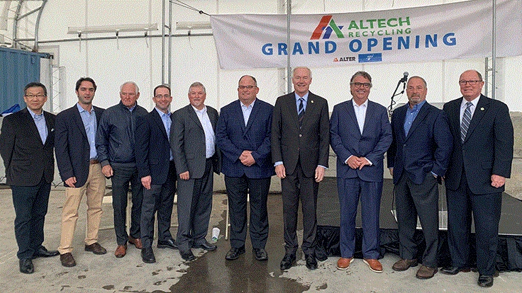 The new Altech Recycling Plant will produce an estimated 175 million pounds of twitch per year.