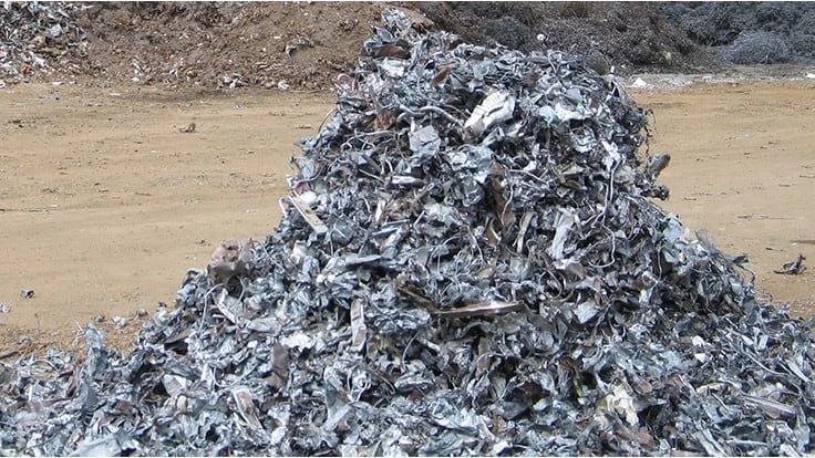 shredded steel recycling