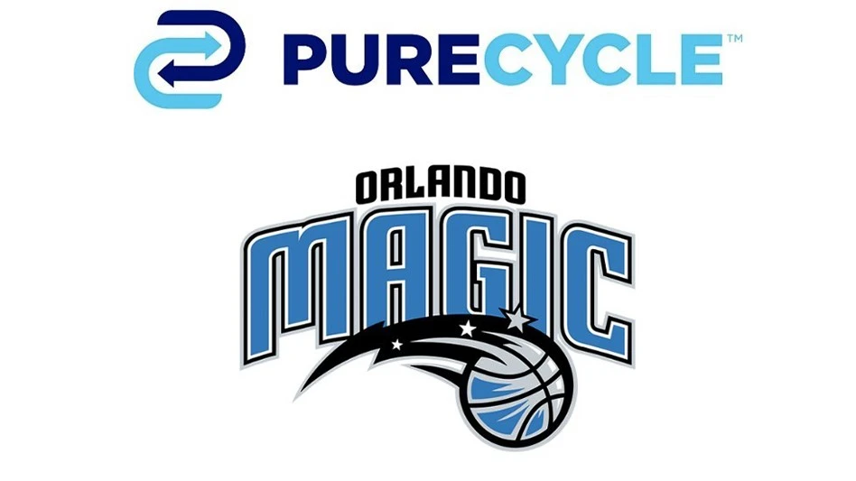 PureCycle and Orlando Magic logos