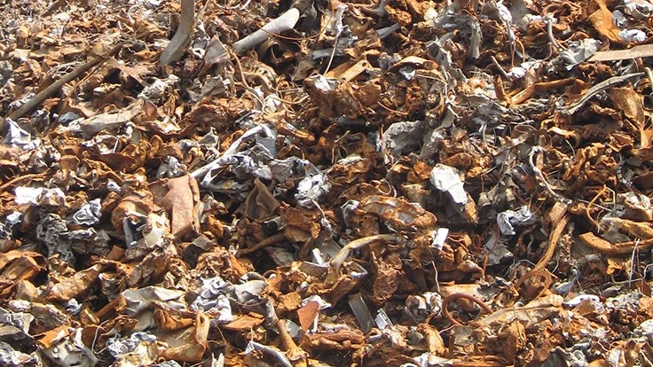 steel shredded scrap