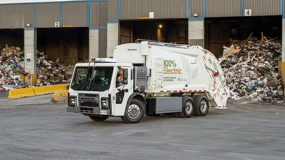 A busy week for Mack Trucks on the EV front - Recycling Today