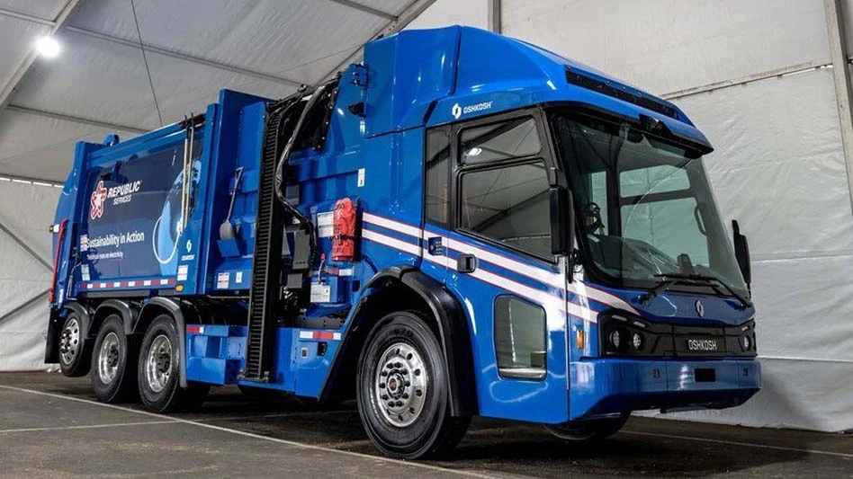 Republic Services' electric truck