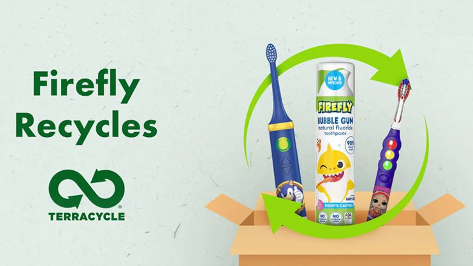 TerraCycle logo with Firefly toothbrushes