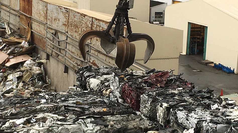 metal recycling grapple