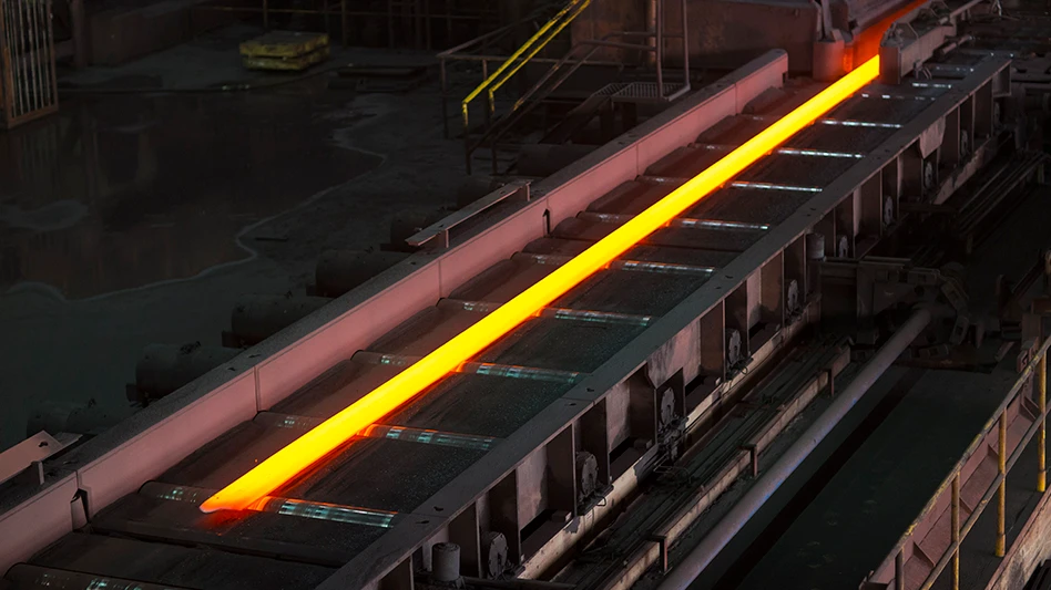 strip steel molten