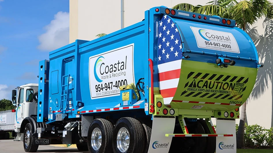 coastal recycling truck