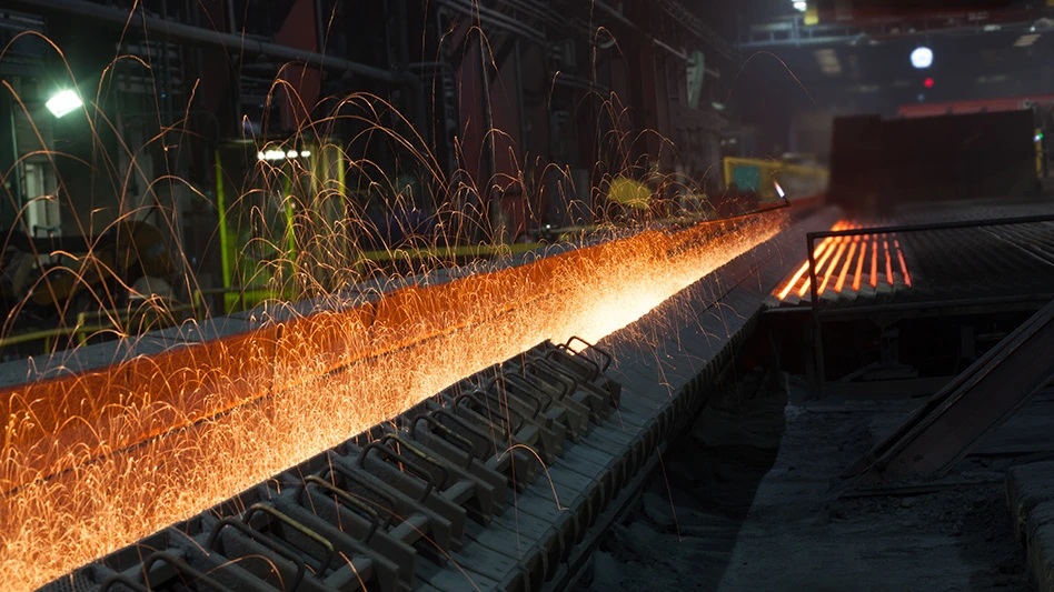 nucor molten steel