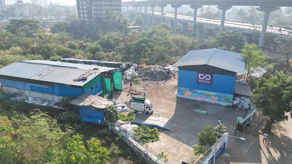 An overhead view of a ReCircle MRF in India.