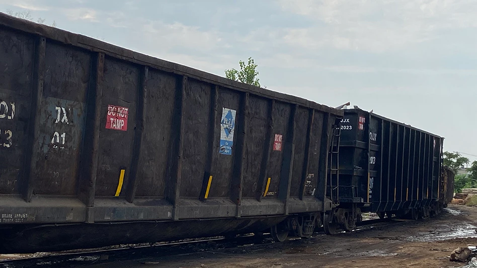 steel scrap railcar