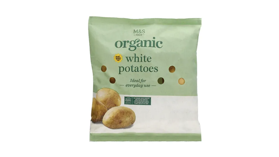 A package of organic potatoes developed by ProAmpac