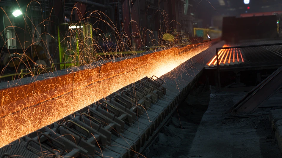 nucor hot steel production