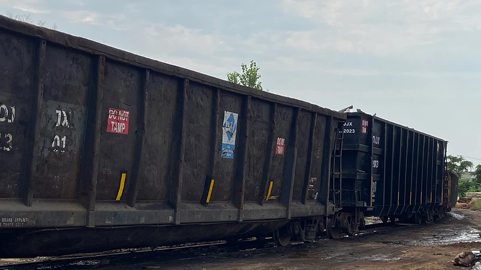 railcar gondola scrap iron