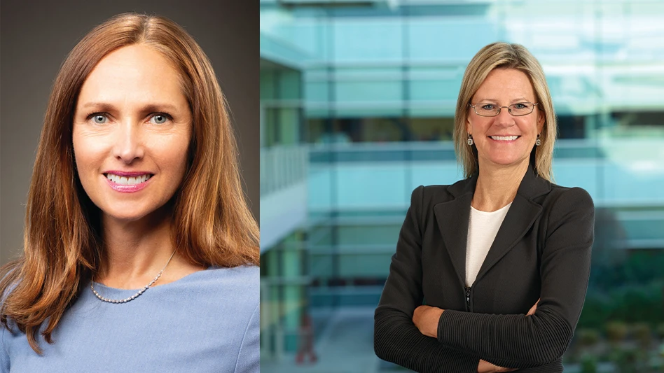 Head shots of Sherri Berger and Kathleen Valiasek.