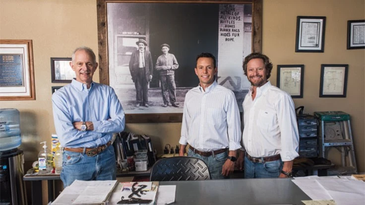 Bobby, Ike and Jim Shapiro of Austin Metal & Iron Co. LP