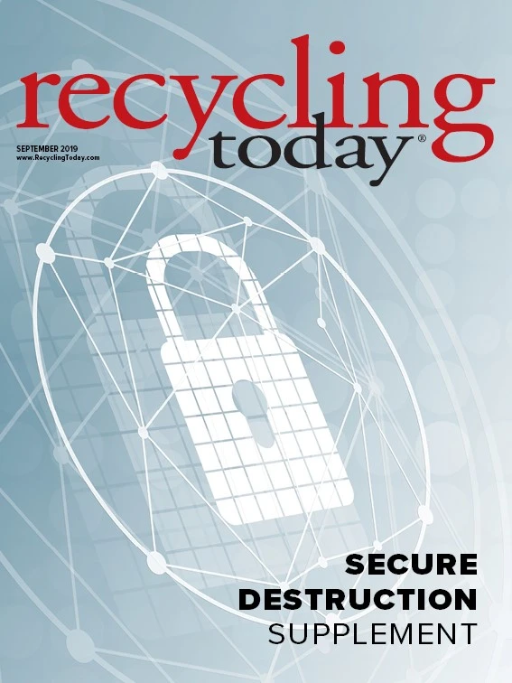 September 2019 Secure Destruction Supplement