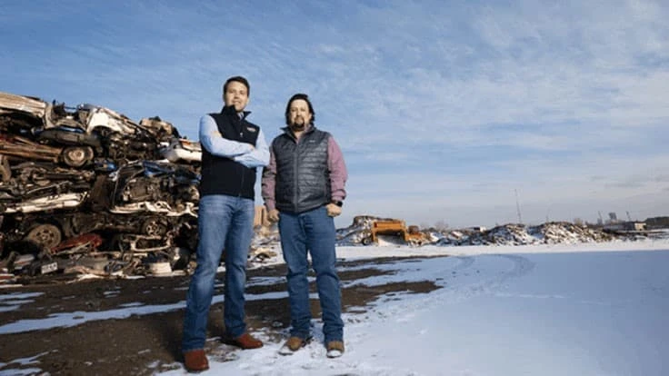 From left: Clint and Kolby Cornejo, co-owners of Allmetal Recycling