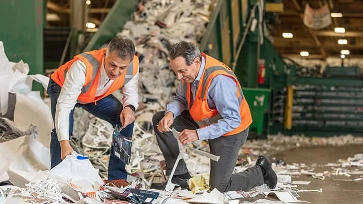 From left: Craig and Joel Litman, co-owners of Dallas-based Texas Recycling